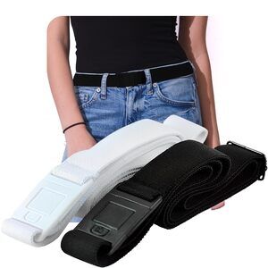 5244 Easily Adjustable Elastic Flat Buckle No Show Belts For Women –